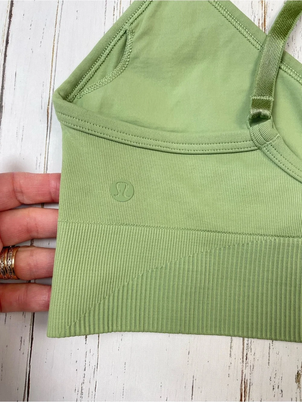 Lululemon Ebb to Street Bra *Light Support,‎ C/D Cup *Vista Green